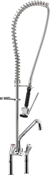 Geschirrwaschbrause 1/2", schwere Ausführung, 2-Lochmontage