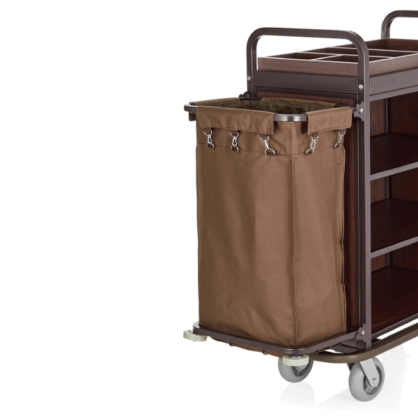 Ersatzwäschesack, Polyester, braun, 70 Liter