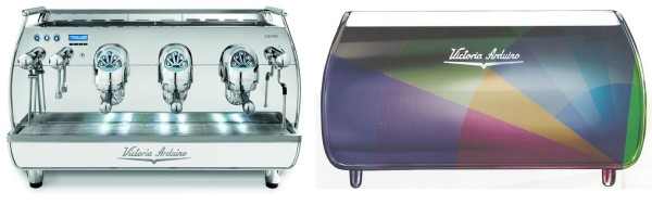 Mehrpreis für Siebträger-Espressomaschine Adonis, 2 oder 3-gruppig, mit Manometer für Pumpendruck, i