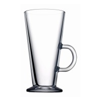 Henkelbecher aus Glas, 0,36 Liter, VPE 6 Stk. Henkelbecher aus Glas, 0,36 Liter, VPE 6 Stk.