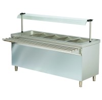 SOLOTEC Elektro-Speisen-Warmausgabe GN 5/1, +30 / +90°C, dreiseitig geschlossen SOLOTEC Elektro-Speisen-Warmausgabe GN 5/1, +30 / +90°C, dreiseitig geschlossen