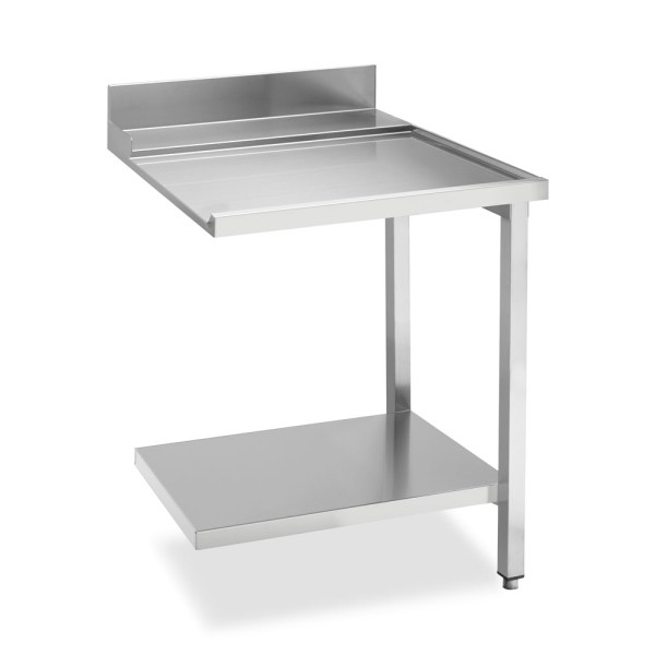 Ablauftisch mit Grundboden, Aufkantung hinten 100mm