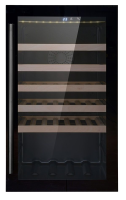 Vorschau: Weinkühlschrank, 118 Liter, +5 bis +20 °C, 1 Zone, 1 Glastür, Umluftkühlung, schwarz Vorschau: Weinkühlschrank, 118 Liter, +5 bis +20 °C, 1 Zone, 1 Glastür, Umluftkühlung, schwarz