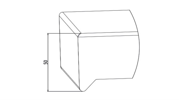 Tropfnase, laufende Meter