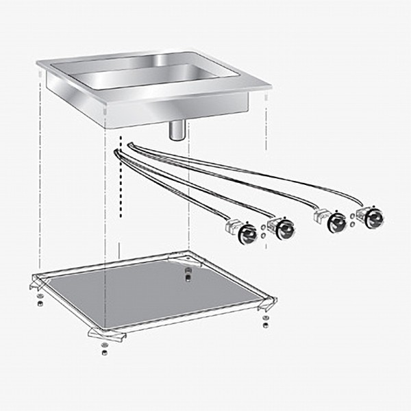 STOCK Einbau-Elektro-Multibräter, 21 Liter, 8,10 kW