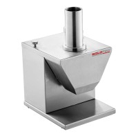 Elektrischer Currywurstschneider aus Edelstahl, Tischgerät, 230 V, 0,135 kW Elektrischer Currywurstschneider aus Edelstahl, Tischgerät, 230 V, 0,135 kW