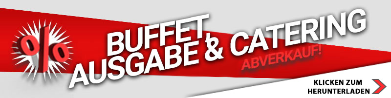 Buffet, Ausgabe und Catering