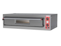 PREMIUM Elektro Pizzaofen, 1 Backkammer VOLLSCHAMOTTIERT, Pizzen 9x Ø 33 cm, mechanische Steuerung, PREMIUM Elektro Pizzaofen, 1 Backkammer VOLLSCHAMOTTIERT, Pizzen 9x Ø 33 cm, mechanische Steuerung,