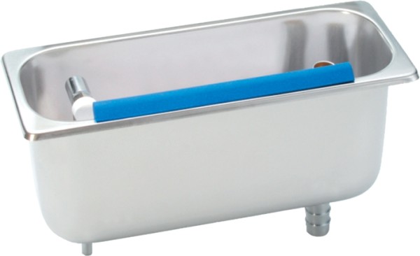 Edelstahl-Einbau-Portioniererspüle mit regelbarem Wasserdurchlauf