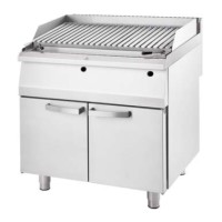 Gas-Lavastein-Grill, mit V-Rost, 13,0 kW Gas-Lavastein-Grill, mit V-Rost, 13,0 kW