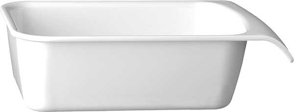 Schale "Cascade", Melamin, 1,50 Liter, GN 1/4, weiß