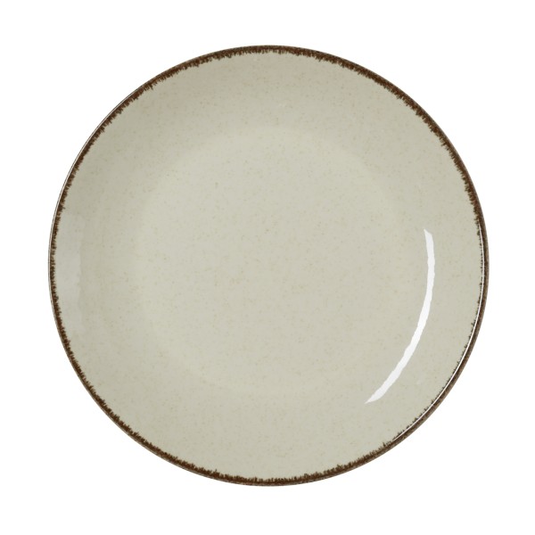 "SMILLA Sand" Flacher Teller, Ø 27 cm