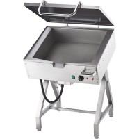 Detailaufnahme der Elektro-Kippbratpfanne auf weißem Hintergrund Detailaufnahme der Elektro-Kippbratpfanne auf weißem Hintergrund