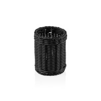 Besteckkorb, spülmaschinenfest, BPA-frei, Ø 120 x H 150 mm, schwarz Besteckkorb, spülmaschinenfest, BPA-frei, Ø 120 x H 150 mm, schwarz