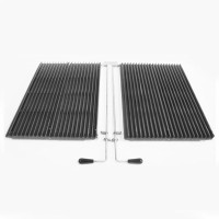 Gusseisenrost 800 mm für STOCK Premium 900 Lavasteingrill, montiert Gusseisenrost 800 mm für STOCK Premium 900 Lavasteingrill, montiert
