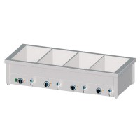 Bain-Marie Tischgerät mit getrennt regelbarem Becken, GN 4/1 Bain-Marie Tischgerät mit getrennt regelbarem Becken, GN 4/1