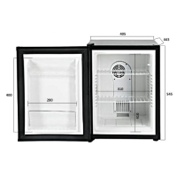 Vorschau: Minibar, 40 Liter, mit Volltür Vorschau: Minibar, 40 Liter, mit Volltür