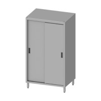 Hochschrank mit Schiebetüren, 1200 x 600 x 1800 mm Hochschrank mit Schiebetüren, 1200 x 600 x 1800 mm