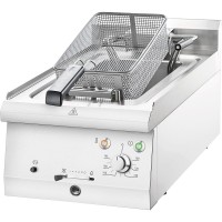 Elektro-Fritteuse, Tischgerät, 1 Becken, 10 Liter - STOCK MEDIUM 700 Elektro-Fritteuse, Tischgerät, 1 Becken, 10 Liter - STOCK MEDIUM 700