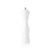 Pfeffermühle, klassisch, Holz, Keramik-Mahlwerk, glänzend weiß, Ø 65 x H 250 mm Pfeffermühle, klassisch, Holz, Keramik-Mahlwerk, glänzend weiß, Ø 65 x H 250 mm
