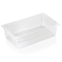 GN-Behälter, Polypropylen, GN 1/1, 150 mm, 20 Liter, Deckel fest schließend GN-Behälter, Polypropylen, GN 1/1, 150 mm, 20 Liter, Deckel fest schließend