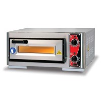 ECCO Pizzaofen, 1 Backkammer für 1 Blech Ø 390 mm, Schamottsteinboden, ohne analoge Temperaturanzeig ECCO Pizzaofen, 1 Backkammer für 1 Blech Ø 390 mm, Schamottsteinboden, ohne analoge Temperaturanzeig