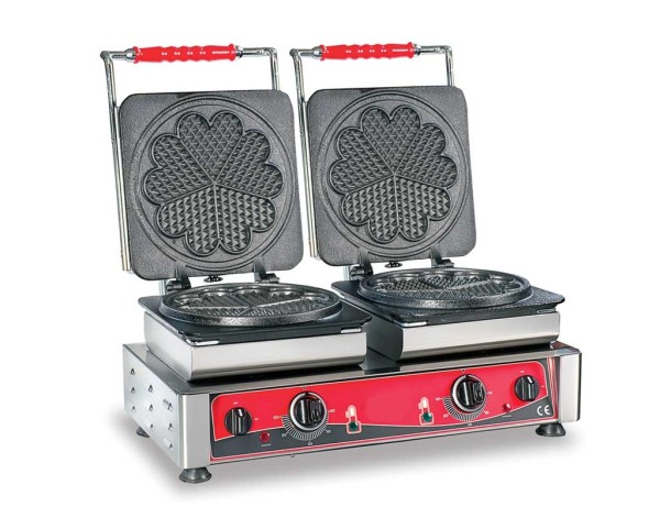 2 Backplatten Herzwaffel Waffeleisen - austauschbare Platten
