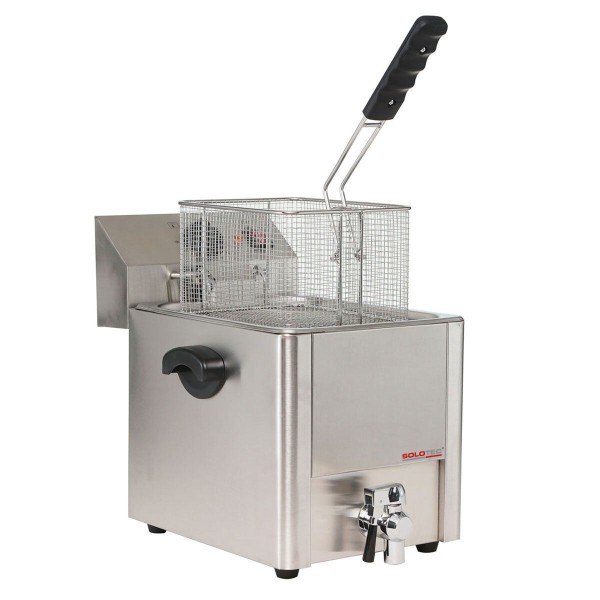 Elektro-Fritteuse, 1 Becken, 10 Liter, Tischgerät, 230 V, 3,25 kW