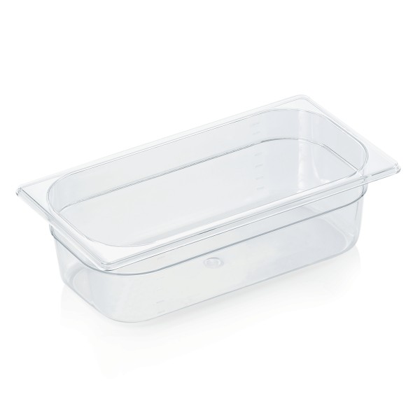 GN-Behälter, Kunststoff Polycarbonat, GN 1/3, 100 mm, 3,8 Liter