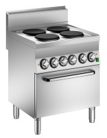 STOCK 4 Platten Elektro-Herd runde Platten mit Backofen STOCK 4 Platten Elektro-Herd runde Platten mit Backofen