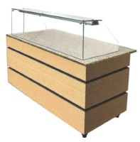 Counterausgabe neutral, Glasaufsatz, Beleuchtung, 3 x 8 W Counterausgabe neutral, Glasaufsatz, Beleuchtung, 3 x 8 W