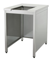 Untergestell aus Edelstahl für Teig-Portioniermaschine Art.-Nr. 90509-0100 / 90509-0110 Untergestell aus Edelstahl für Teig-Portioniermaschine Art.-Nr. 90509-0100 / 90509-0110