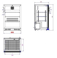 Vorschau: Barkühlschrank, 138 Liter, +2 bis +10 °C, 1 Tür, statische Kühlung mit Lüfter Vorschau: Barkühlschrank, 138 Liter, +2 bis +10 °C, 1 Tür, statische Kühlung mit Lüfter