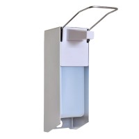 Manueller Seifen- & Desinfektionsspender, 1 Liter, Aluminiumgehäuse Manueller Seifen- & Desinfektionsspender, 1 Liter, Aluminiumgehäuse