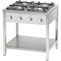 Hochleistungs-4-Brenner Gasherd mit 36 kW Hochleistungs-4-Brenner Gasherd mit 36 kW