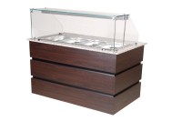 Counterausgabe kalt 4/1 GN, +2 / +8°C, statische Kühlung Counterausgabe kalt 4/1 GN, +2 / +8°C, statische Kühlung