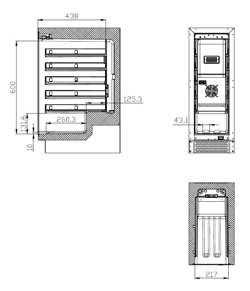 Weinkühlschrank, 50 Liter, +5 bis +20 °C, 1 Zone, 1 Glastür, Umluftkühlung, schwarz