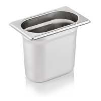 Vorschau: GN-Behälter 1/9, 150 mm tief, Edelstahl – 1,5 Liter Vorschau: GN-Behälter 1/9, 150 mm tief, Edelstahl – 1,5 Liter