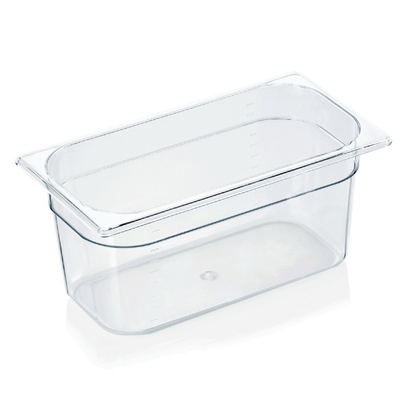 GN-Behälter, Kunststoff Polycarbonat, GN 1/3, 150 mm, 5,5 Liter