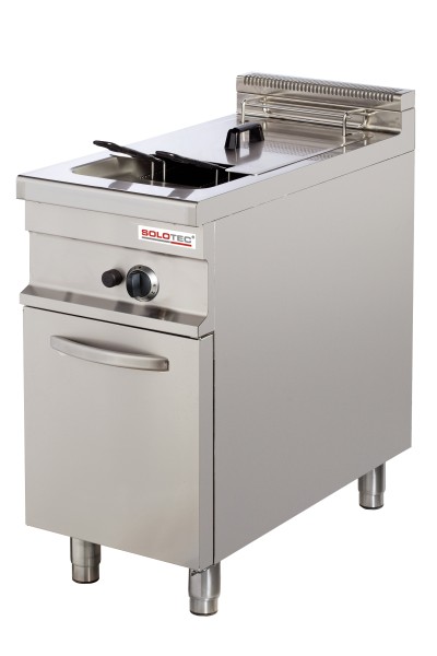 Elektro-Fritteuse, 1 Becken, 24 Liter, Unterbau mit Tür - SOLOTEC 900