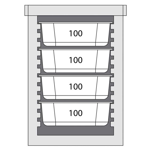 Thermobox Frontlader, für 6x GN 1/1 (65mm)