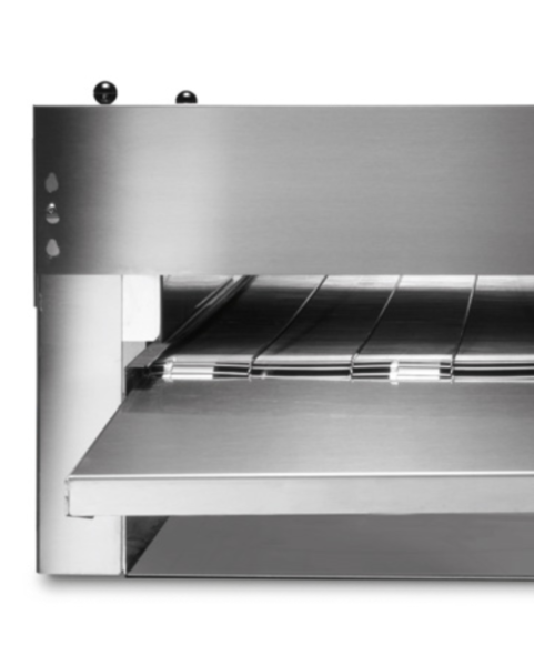 PREMIUM Elektro-Pizza-Durchlaufofen, Leistung 30 Pizzen Ø 33 cm pro Stunde, bis 450 Grad