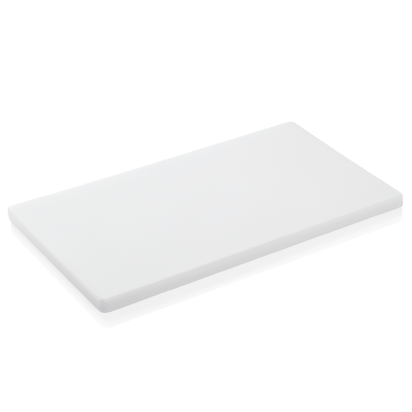Schneidbrett, Polyethylen, weiß, 600 x 400 x 20 mm, HACCP konform