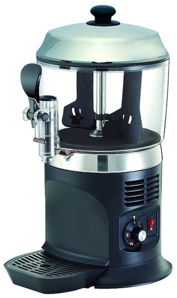 Kakaodispenser mit Rührwerk und Zapfhahn, stufenlose Temperaturregelung, Inhalt 5ltr.