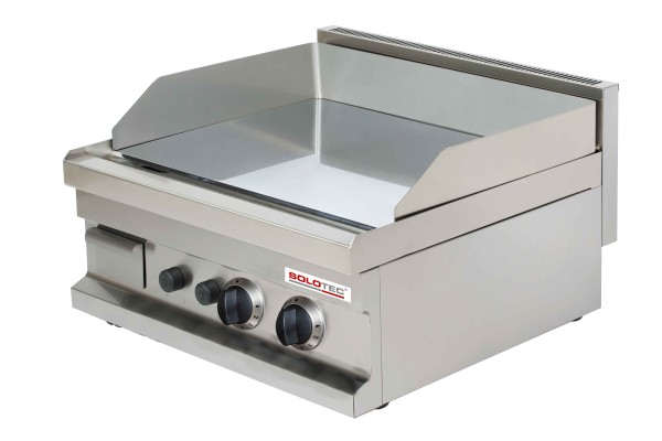 Gas-Griddleplatte, glatt, hartverchromt, Geräteoberteil - SOLOTEC 600