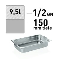 GN Behälter - Edelstahl - GN 1/2 - 150 mm - Fallgriffe GN Behälter - Edelstahl - GN 1/2 - 150 mm - Fallgriffe