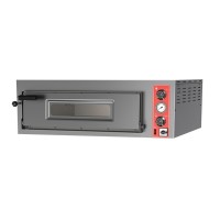 PREMIUM Elektro Pizzaofen, 1 Kammer Vollschamott, Pizzen 6 x Ø 330 mm, 5,6 kW PREMIUM Elektro Pizzaofen, 1 Kammer Vollschamott, Pizzen 6 x Ø 330 mm, 5,6 kW