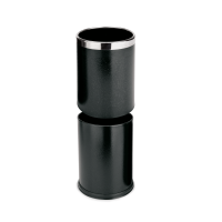 Vorschau: Papierkorb 2 tlg. - feuerfest - schwarz m. Edelstahlring Vorschau: Papierkorb 2 tlg. - feuerfest - schwarz m. Edelstahlring