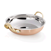 Scampipfanne, rund, 2 Griffe, Ø 18 cm Scampipfanne, rund, 2 Griffe, Ø 18 cm