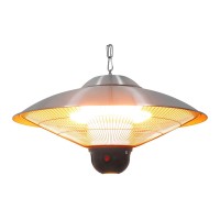 Elektrischer Heizstrahler, hängend mit LED-Beleuchtung, Ø 585 mm Elektrischer Heizstrahler, hängend mit LED-Beleuchtung, Ø 585 mm
